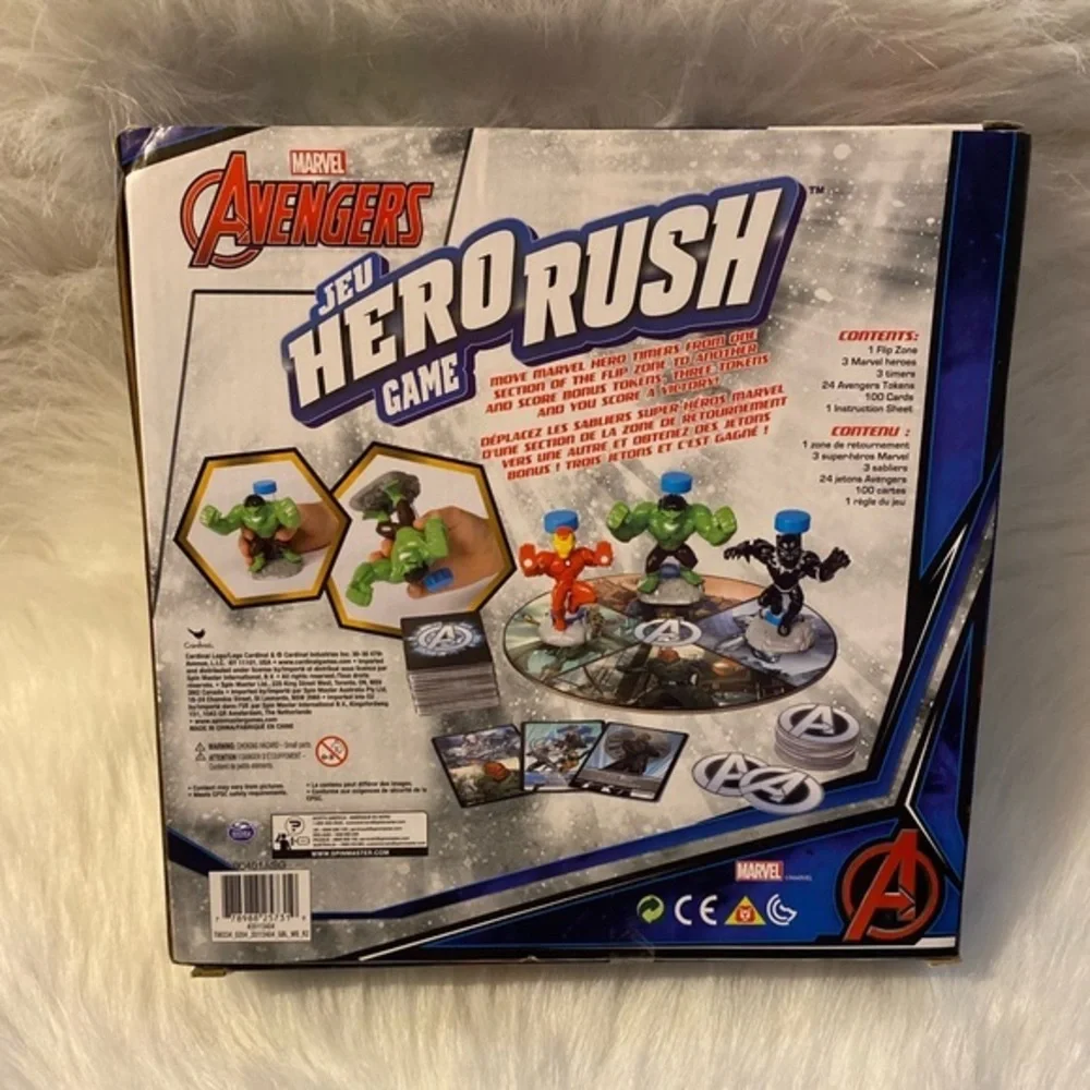 Marvel Avengers‎ Jeu Hero Rush Lids Kids Board Game